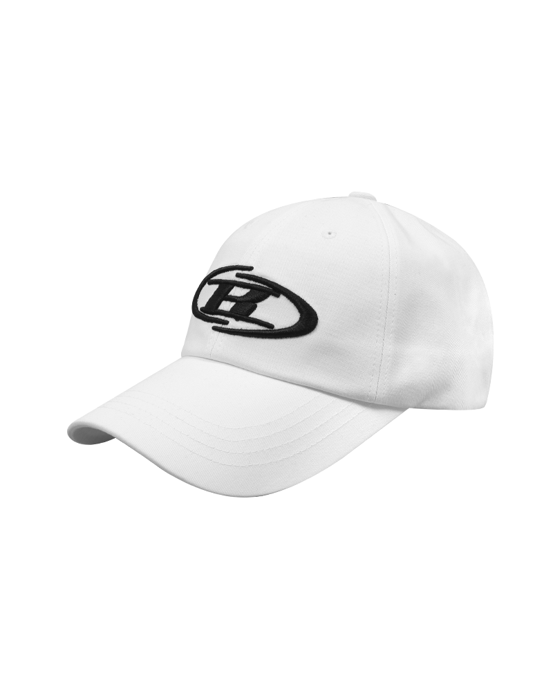 B SYMBOL BIG LOGO BALL CAP [WHITE]