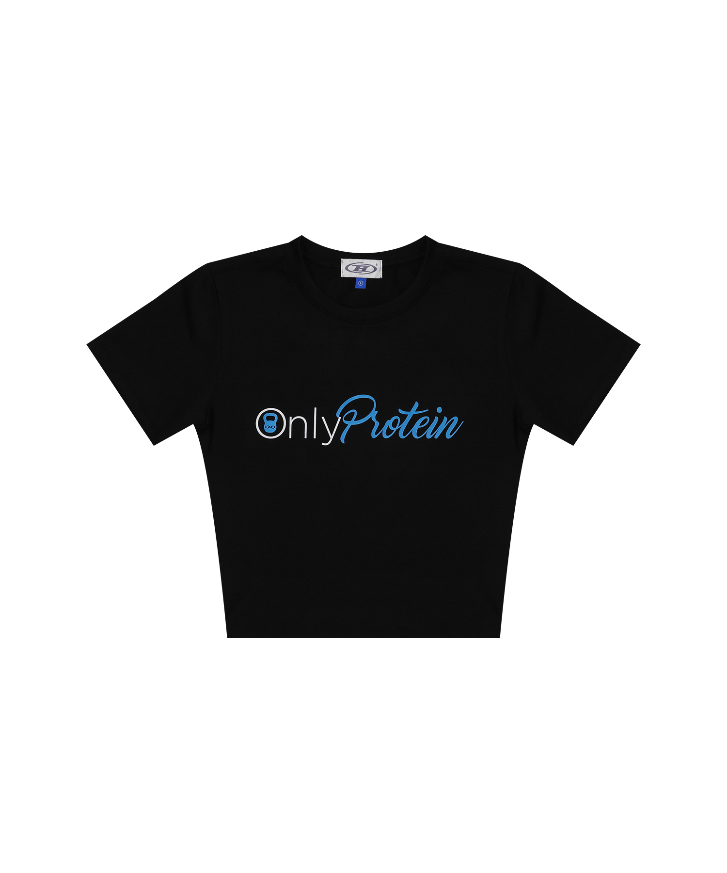 ONLY PROTEIN CROP T-SHIRTS [BLACK]