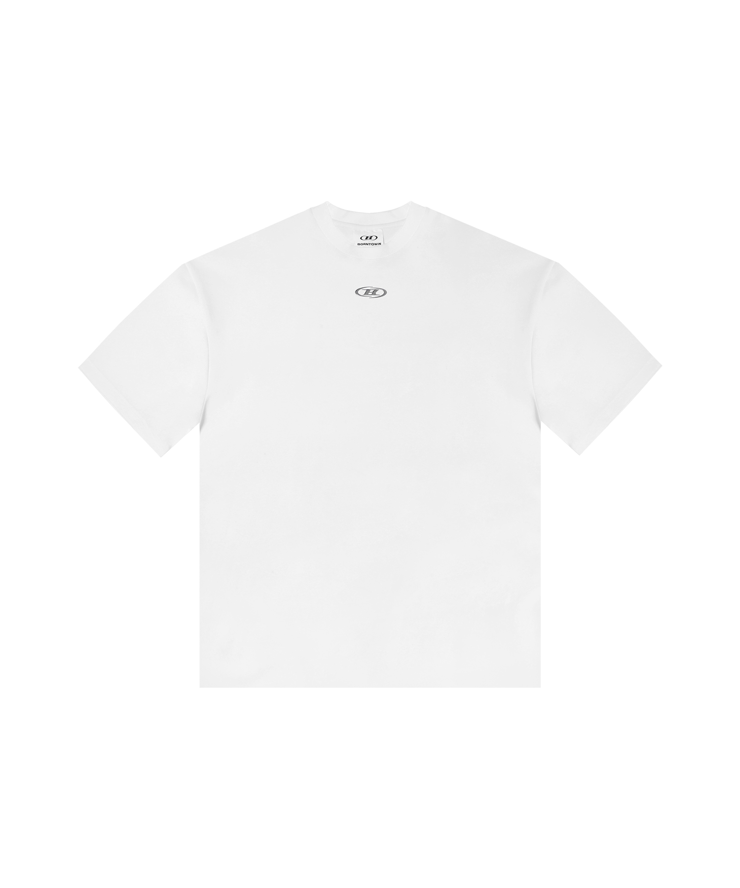 SILVER B OVER FIT T-SHIRTS [WHITE]