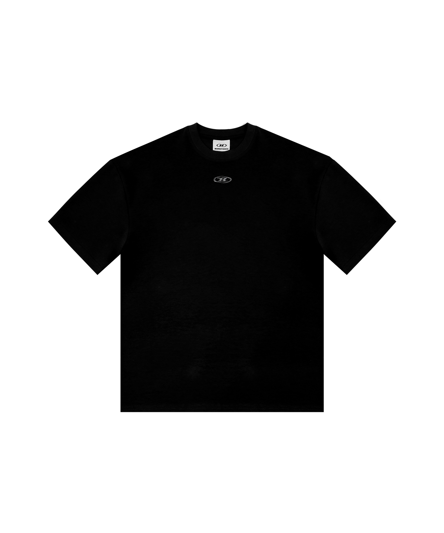 SILVER B OVER FIT T-SHIRTS [BLACK]